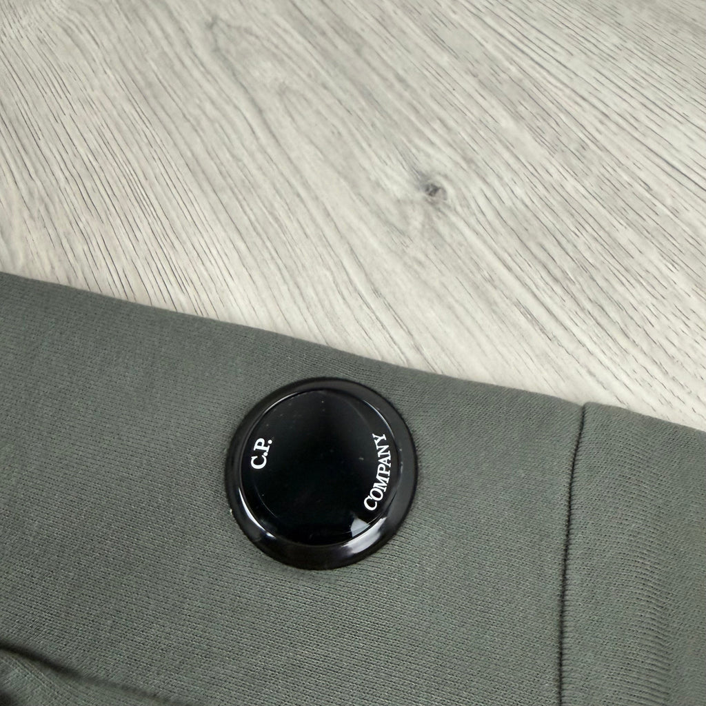 CP Company Raised Fleece Hoodie - Gunmetal