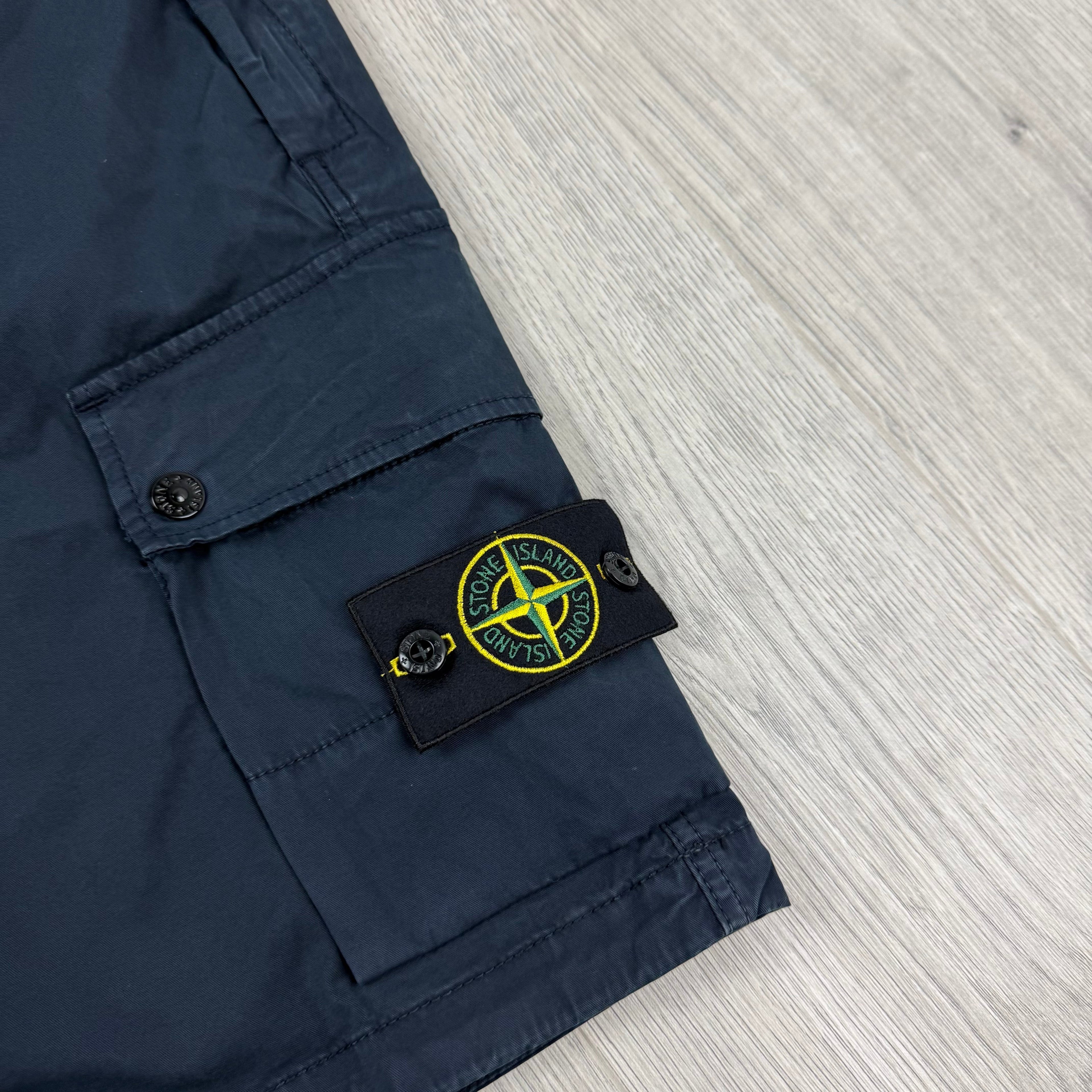 Stone Island Cargo Shorts - Navy