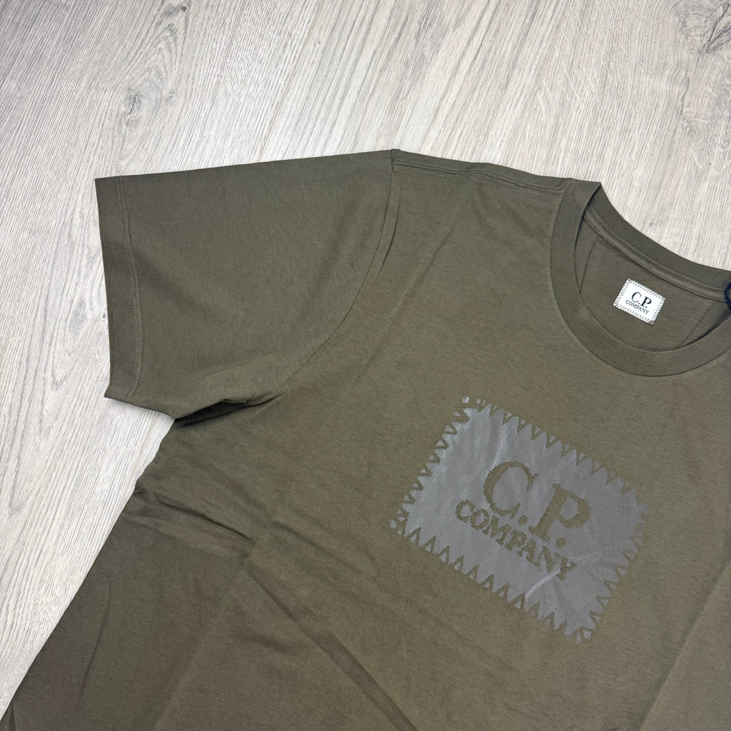 CP Company Stamp T-Shirt - Ivy Green