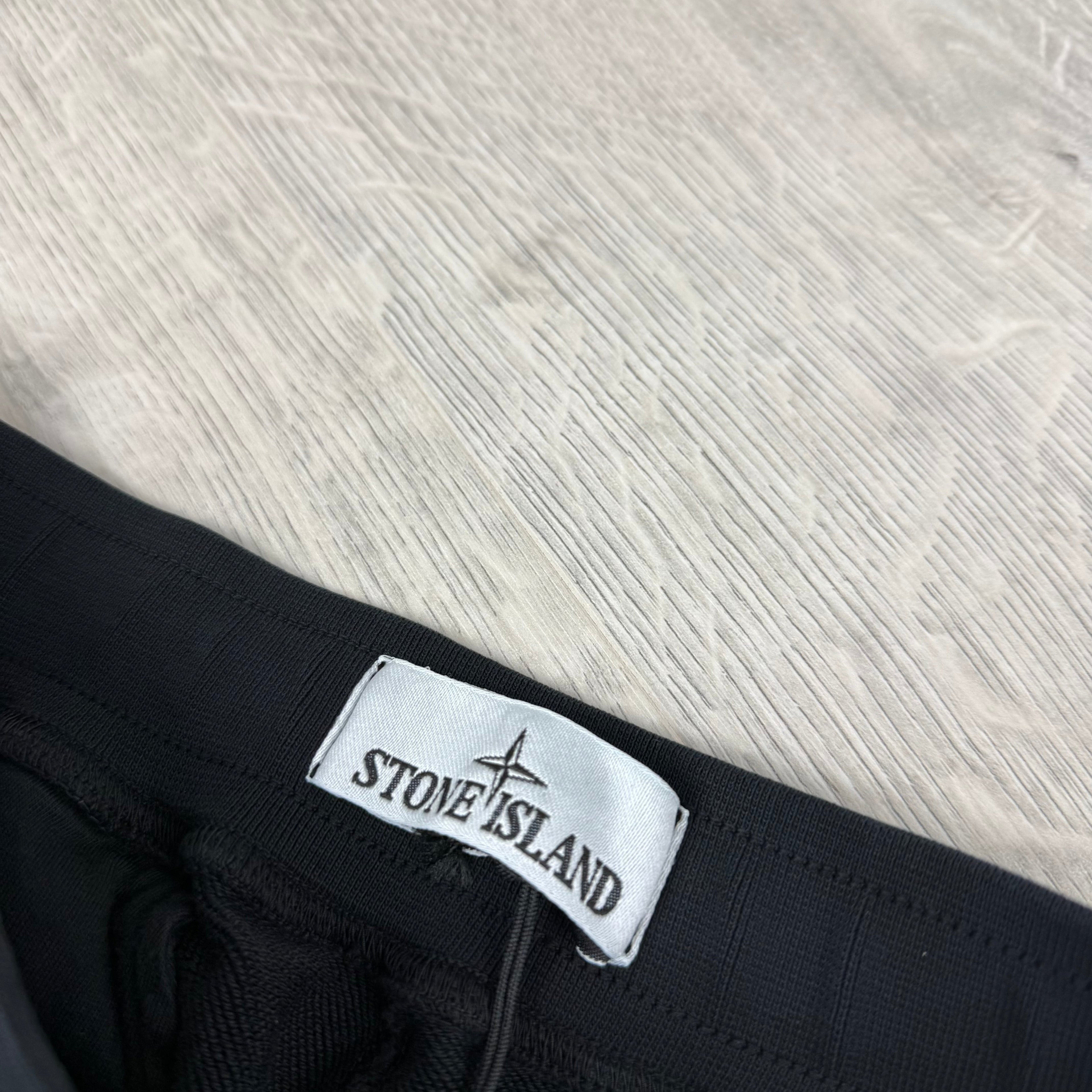 Stone Island Jersey Shorts - Black