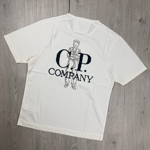 CP Company Embroidered Sailor T-Shirt - White