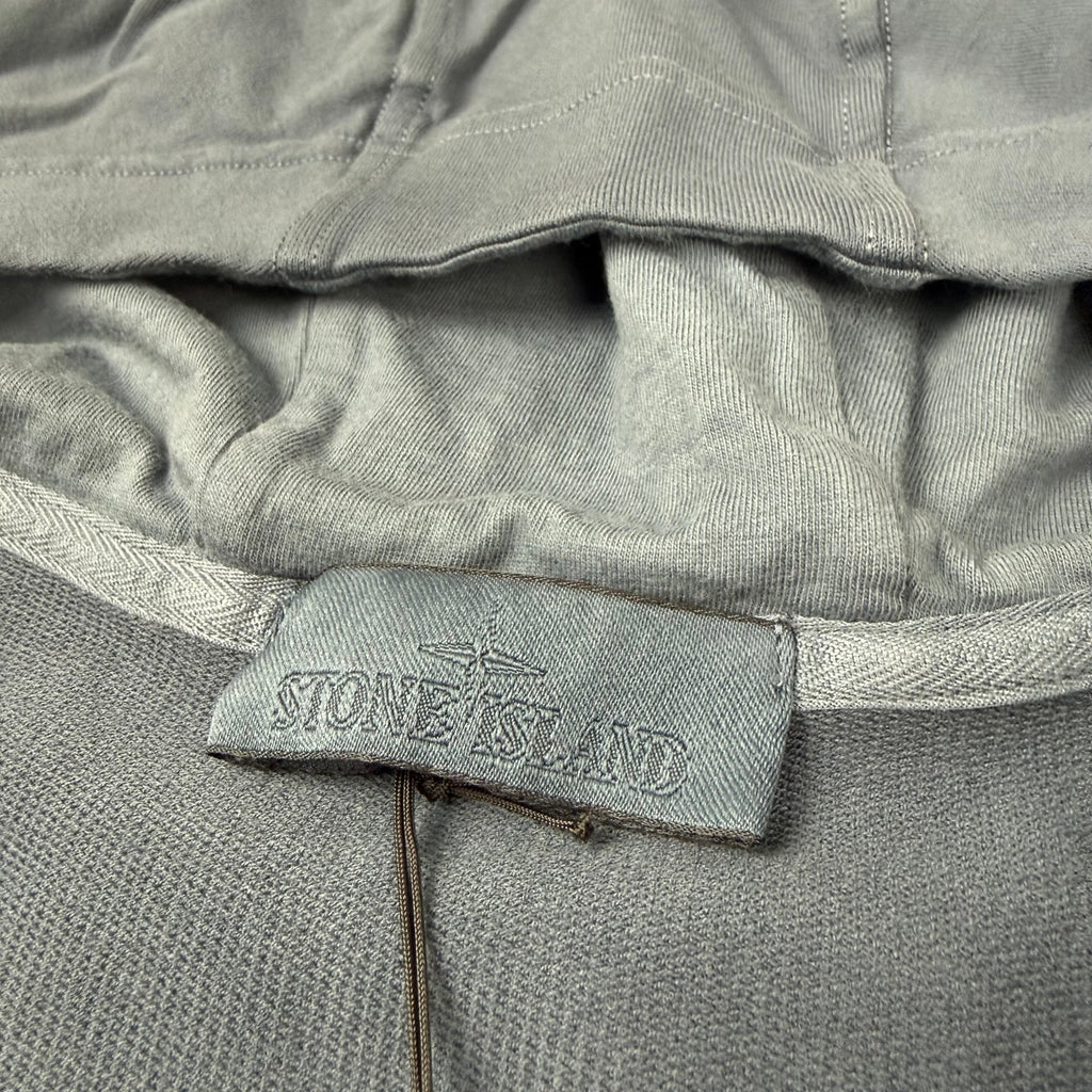 Stone Island Ghost Zip Hoodie - Slate Blue