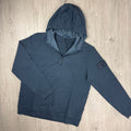 Stone Island Ghost Zip Hoodie - Slate Blue