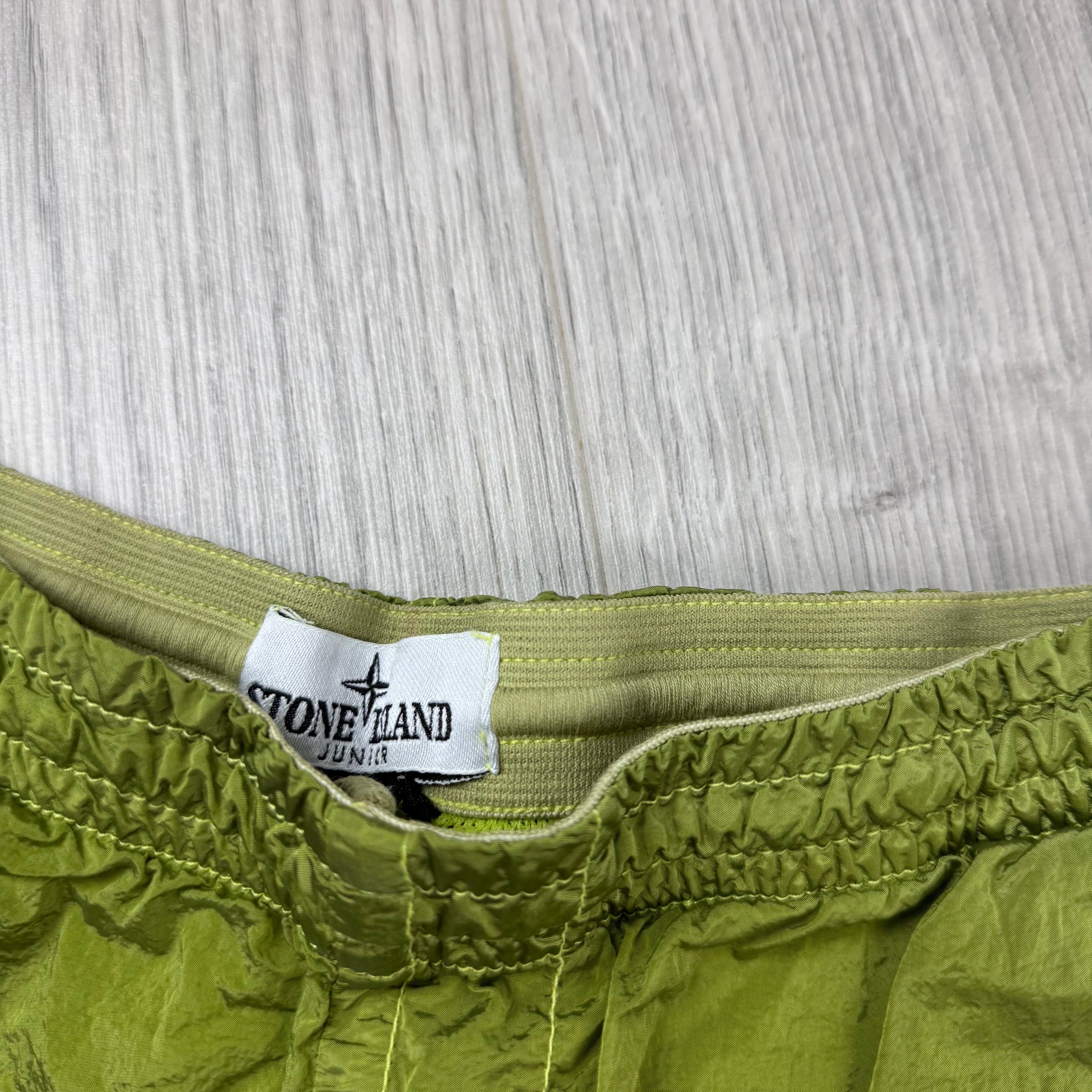 Stone Island Junior Swim Shorts - Lime