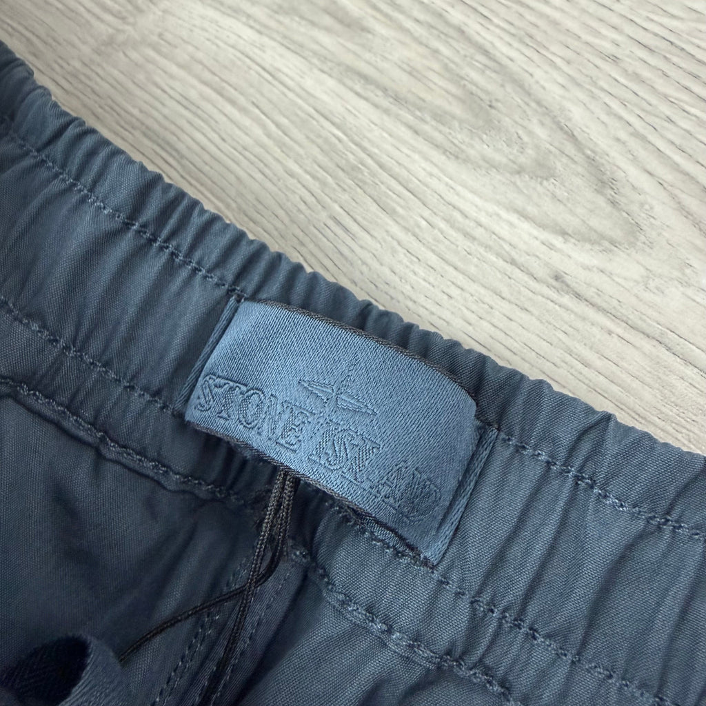 Stone Island Ghost Cargo Shorts - Slate Blue